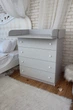 Пеленальний комод Baby Comfort TEDDY на 4 шухляди сірий, фасад МДФ - зображення 2