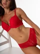 Комплект Moor Moor Just Elis 2061 Бюстгальтер Push Up і трусики сліп Червоний 75С/L (23193) - зображення 6