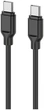 Кабель 2E USB-C - USB-C Glow 60W 1m Black - изображение 1