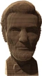 3D пазл-конструктор Cartonic 3D Puzzle Lincoln Авраам Лінкольн Картонний (CARTMLNC) - зображення 1