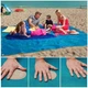 Коврик для пляжа антипесок Beach Mat 7712 200х200 см, голубой - изображение 6
