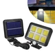 Уличный LED фонарь светильник на солнечной батарее, 120 COB IP65, настенный Без бренда - изображение 1