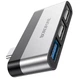 HUB адаптер BOROFONE DH1 Type-C на 3USB 2USBх2.0 1USBх3.0 черный - изображение 1