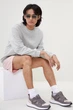 Свитшот оверсайз H&M М серый меланж 0685813037 - изображение 3