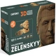3D пазл-конструктор Cartonic 3D Puzzle Zel Зеленский Картонный (CARTMZEL) - изображение 4