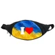 Поясна сумка Бананка Символіка України (GBUA01) Gear Bag чорна - зображення 1