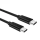 Кабель Choetech USB Type-C - USB Type-C (M/M), 3 м, Black (CC0004) - изображение 1