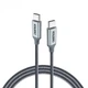 Кабель Choetech USB Type-C - USB Type-C (M/M), 1.8 м, Grey (XCC-1002) - изображение 1