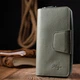 Кошелек кожаный Karya 21156 Бирюзовый - изображение 7