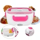 Ланч-бокс автомобильный электрический Electric Lunch box 1.05 л 12V Розовый - изображение 2