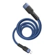 Кабель для телефона с быстрой зарядкой Type-C to&nbsp;Lightning Apple iPhone HOCO U110 120см |20W| Синий - изображение 5