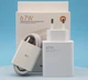 Зарядний Пристрій MiJia Xiaomi Mi 67W USB A + Cable USB to Type-C ( BHR6035EU ) MDY-12-EH White - зображення 7