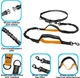 Повідець-пояс для собак Harness 160-260см, повідець для бігу з собакою, Помаранчевий (176-ORANGE) - зображення 3