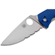 Ніж Spyderco Tenacious S35VN напівсерейтор Blue (C122PSBL) - зображення 3