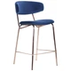 Стілець барний AMF Alphabet C gold/royal blue - зображення 2