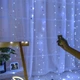 Гнучка світлодіодна гірлянда штора Роса з пультом 2х2м 200LED DL від USB холодний білий 1000-М-39 - зображення 2