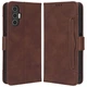 Чохол Deexe Wallet Stand для Tecno Pova 3 (LF7n) - Brown - зображення 1
