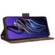 Чохол Deexe Wallet Stand для Tecno Pova 3 (LF7n) - Brown - зображення 3