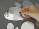 Наклейка на стену / мебель набор зеркальные камни акрил серебро набор 18 штук 8363/18 - изображение 6