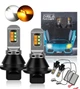 Дневные ходовые огни Дхо с режимом функцией поворота 1156 PY21W BAU15S 12 smd Cree Белый Желтый с обманкой Autoexpect (91255) - изображение 1