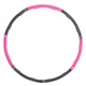 Массажный обруч Springos Hula Hoop 83 см серый/розовый FA0030 - изображение 1
