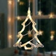 Гирлянда-фигурка НА БАТАРЕЙКАХ Елочка 20см LED DL белый теплый SZ-1865-04 - изображение 1
