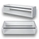 Полка "Ledge White" 150x800x200 навесная универсальная из ламинированной ДСП с ограничителем - изображение 3