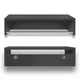 Полка "Ledge Graphite" 150x600x200 навесная универсальная из ламинированной ДСП с ограничителем - изображение 3