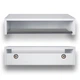 Полка "Ledge White" 150x800x200 навесная универсальная из ламинированной ДСП с ограничителем - изображение 6