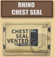 Вентилируемый оклюзийный клапан Rhino Rescue Chest Seal 6 дюймов (7772227773333) - изображение 4
