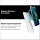 Магнітна бездротова зарядка 15 Вт для iPhone 12/13 і iWatch for Magsafing DUO Charing dock - зображення 8