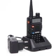Двухдиапазонная портативная радиостанция Baofeng UV-5R + гарнитура - Черный - изображение 3