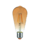 Світлодіодна лампа EGE LED Filament Edison Філамент едшсон)6W А ST64 2400К Е27 - зображення 9