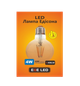 Світлодіодна лампа EGE LED FilamentEdison (Філамент едісон) 4W А G80 2700К Е27 - зображення 6
