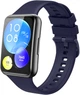 Ремешок Jsota для Huawei Watch Fit 2 (Силиконовый) Dark Blue (28081-5D) - изображение 1
