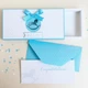 Gift box Dreamer голубий Конверт вітальний для грошей - зображення 2