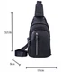 Сумка на одну шлейку чорна Tiding Bag FL-A25F-5055A - зображення 10