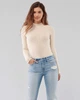 Лонгслив женский - лонгслив Hollister HC8027W XS Светло-бежевый - изображение 1