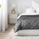 Покривало IKEA MJUKPLISTER 260х250 см темно-сіре (804.988.02) - изображение 3