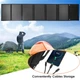 Портативна сонячна панель Solar Bag W50F6 50 Вт 2USB+DC18V Зарядка смартфона павербанка ноутбука - зображення 2