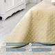 Покривало ТЕП Velour (Велюр) 150х210 Бежеве Ромб круглий - зображення 2