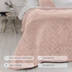Покрывало ТЕП Velour (Велюр) 180х240 Пудра Ромб круглый - изображение 3