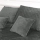 Покрывало полуторное ТЕП Velour Ромб круглый 4-00515-22391 150х210 см серое - изображение 2