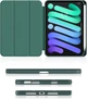 Силиконовый чехол обложка + Pencil Direct Charge + Pencil Holder BBM1 для iPad mini 6 8.3" 2021/mini 7 8.3" 2024 Темно-зеленый - изображение 6