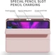 Силиконовый чехол обложка + Pencil Direct Charge + Pencil Holder BBM1 для iPad Pro 11" 2020 Розовый - изображение 10