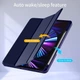 Силиконовый чехол обложка + Pencil Direct Charge + Pencil Holder BBM1 для iPad Pro 12.9" 2020 Синий - изображение 9