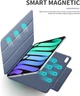Магнитный чехол-книжка с фиксатором BBM1 Magnetic Case для iPad mini 6 8.3" 2021/mini 7 8.3" 2024 Серо-фиолетовый - изображение 6