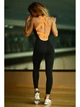 Спортивний комбінезон для фітнесу Designed for Fitness Black n Orange L Чорний - зображення 2