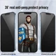 Защитное 2.5D стекло Blueo Full Cover Anti-Peep для iPhone 13 Pro Max Черный - изображение 2