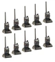 Комплект 10 шт Рация портативная Baofeng UV-5R VHF/UHF 8 Ватт до 10 км + Гарнитура - изображение 1